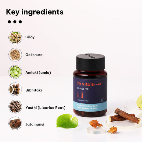 HK Vitals Hair Multivitamin DHT Blocker with Biotin Tablets