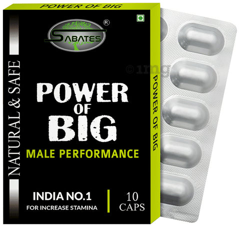 Sabates Power of Big Male Performance Capsule