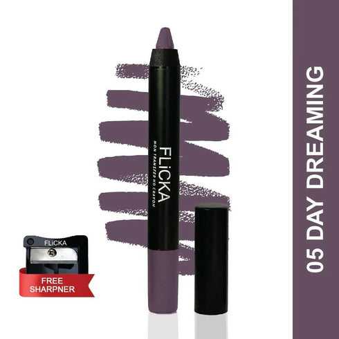 FLiCKA Lasting Lipsence Crayon Lipstick 05 Day Dreaming | Dark Purple