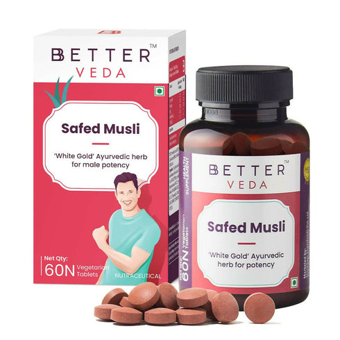 BBetter Veda Safed Musli Powder Tablets