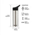 Dubblin Gripper Stainless Steel Sipper Water Bottle