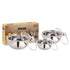 Vinod Stainless Steel Montero Insulated Casserole with Glass Lids and Steel Knobs Set of 3 500 ml 900 ml and 1500 ml High Grade Steel and Rust Free