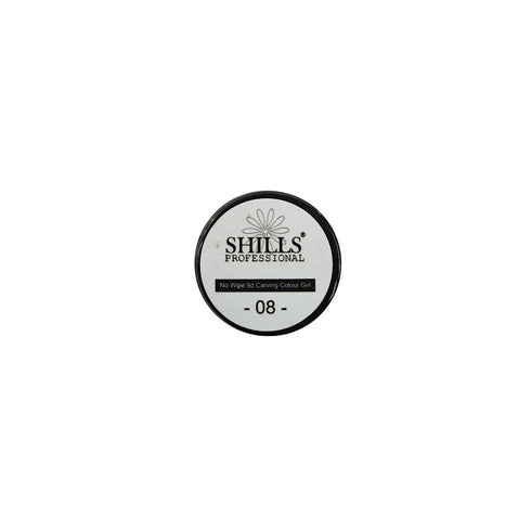 Shills Professional Emboss Art Gel Black 8-black