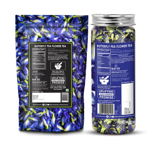 Blue Tea Combo|Butterfly Pea Flower Tea | 20 Teabags & 30g