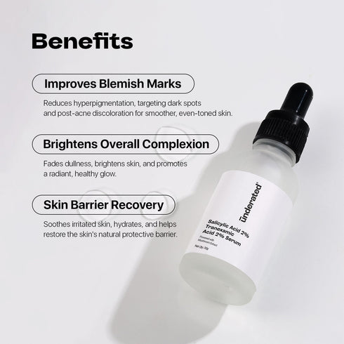 Underated Salicylic Acid 2% + Tranexamic Acid 2% Serum