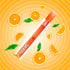 Skippi Ice Pops Orange Flavor Skippi Natural Ice Pop