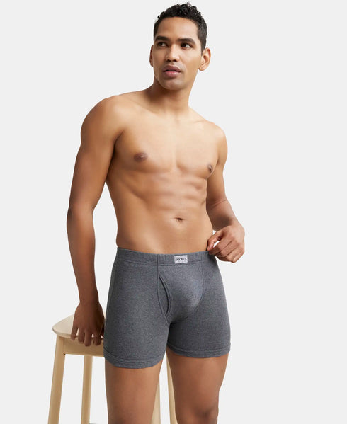 Jockey Cotton Rib Solid Boxer Brief Multi Pack