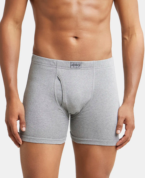 Jockey Cotton Rib Solid Boxer Brief Multi Pack