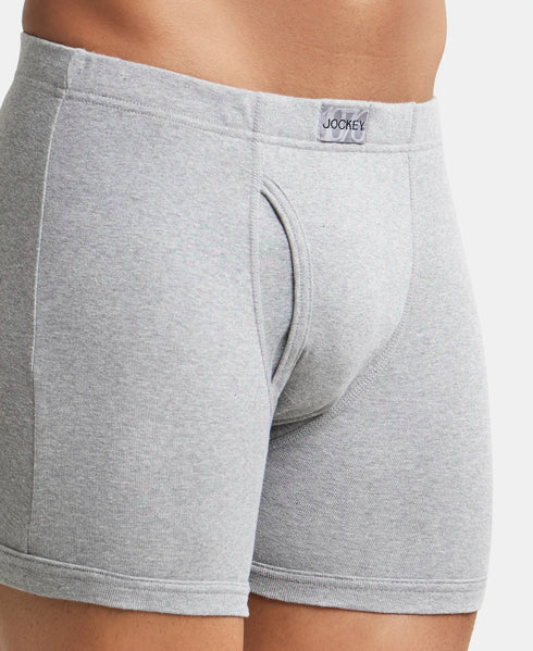 Jockey Cotton Rib Solid Boxer Brief Multi Pack