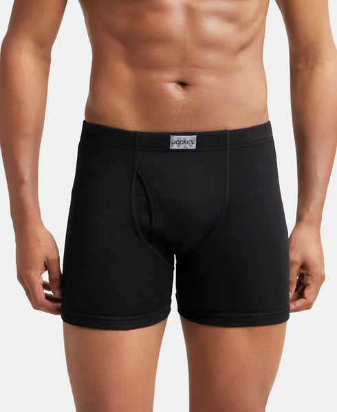 Jockey Cotton Rib Solid Boxer Brief Multi Pack