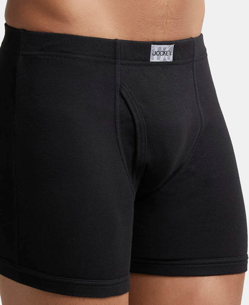 Jockey Cotton Rib Solid Boxer Brief Multi Pack