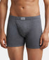 Jockey Cotton Rib Solid Boxer Brief | Charcoal Melange