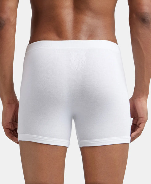 Jockey Cotton Ribbed Boxer Brief Combo | White