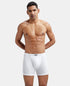 Jockey Cotton Ribbed Boxer Brief Combo | White