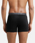 Jockey Cotton Rib Solid Boxer Brief | Black