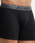 Jockey Cotton Rib Solid Boxer Brief | Black