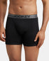 Jockey Cotton Ribbed Boxer Brief Combo | Black