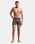Jockey Ultrasoft Waistband Rib Boxer Brief | Black Navy Charcoal Melange