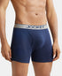 Jockey Ultrasoft Waistband Rib Boxer Brief | Black Navy Charcoal Melange