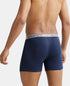 Jockey Ultrasoft Waistband Rib Boxer Brief | Black Navy Charcoal Melange