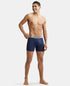 Jockey Ultrasoft Waistband Rib Boxer Brief | Black Navy Charcoal Melange