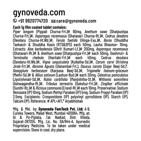 Gynoveda Tula Ayurvedic Pills