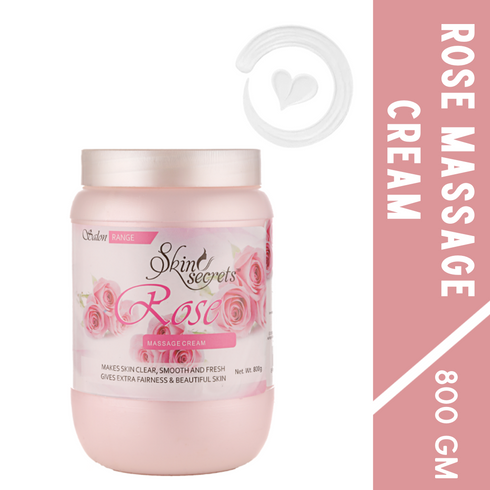 Skin Secrets Rose Massage Cream with Rose Essential Oil