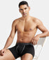 Jockey Cotton Rib Solid Trunk with Ultrasoft Waistband | Black