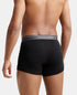 Jockey Cotton Rib Solid Trunk | Black 2 Pack