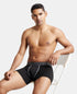 Jockey Cotton Rib Solid Trunk | Black 2 Pack