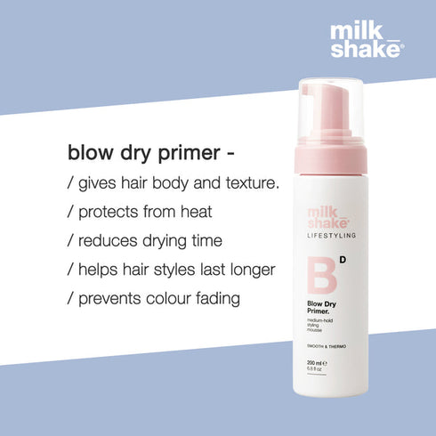 Milk shake lifestyling blow-dry primer