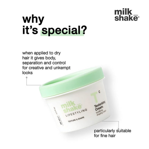 Milk shake lifestyling texturizing cream