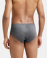 Jockey Cotton Solid Brief with Ultrasoft Concealed Waistband | Charcoal Melange