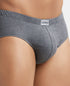 Jockey Cotton Solid Brief with Ultrasoft Concealed Waistband | Charcoal Melange