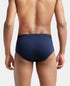 Jockey Cotton Solid Brief with Ultrasoft Concealed Waistband | Deep Navy | Pack of 2