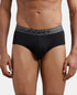 Jockey Cotton Solid Brief with Ultrasoft Waistband | Black | Pack of 3