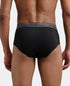 Jockey Cotton Solid Brief with Ultrasoft Waistband | Black | Pack of 2