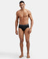 Jockey Cotton Solid Brief with Ultrasoft Waistband | Black | Pack of 3
