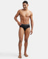 Jockey Cotton Solid Brief with Ultrasoft Waistband | Black | Pack of 2