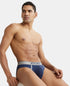 Jockey Cotton Rib Solid Brief with Ultrasoft Waistband | Deep Navy | Pack of 2