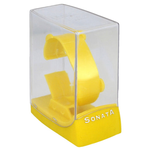 Sonata Quartz Analog Champagne Dial Metal Strap Watch for Women Style NU8065YM01