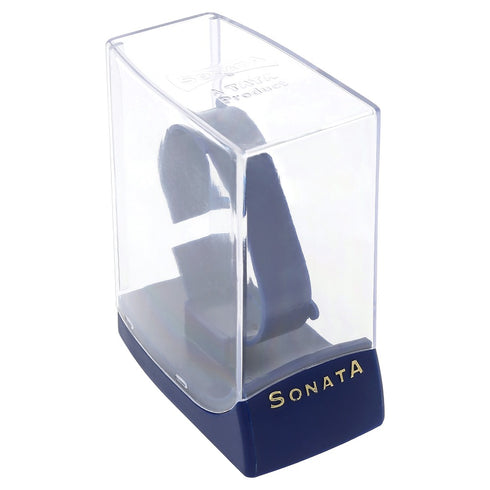 Sonata Quartz Analog Brown Dial Metal Strap Watch for Women