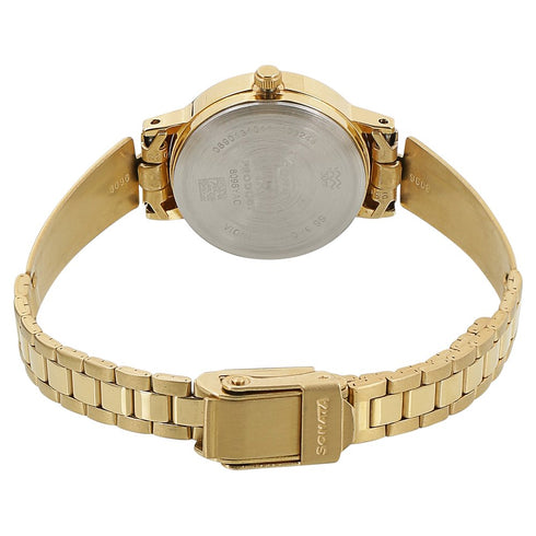 Sonata Quartz Analog Black Dial Metal Strap Watch for Women
