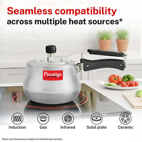 Prestige Nakshatra Plus Svachh Aluminium Spillage Control Handi 2 L