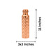 Copper Daimond Hammered Water Bottle 1Litre