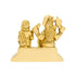 Brass Shiv Parvati Divine Couple Murti 231g