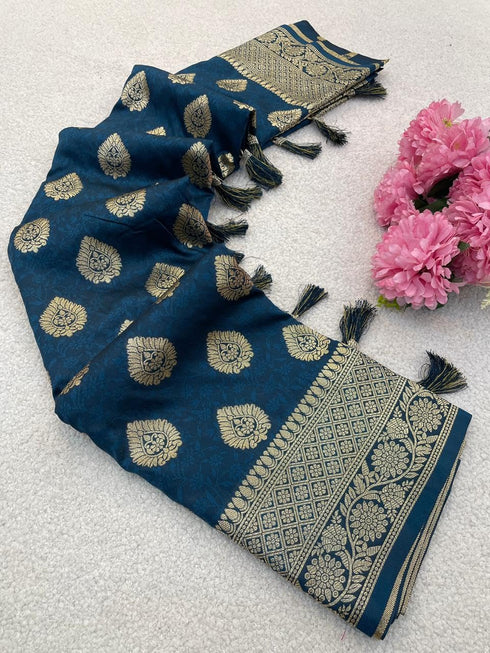 Vasthrlay Kanjivaram Banarasi Lavendar