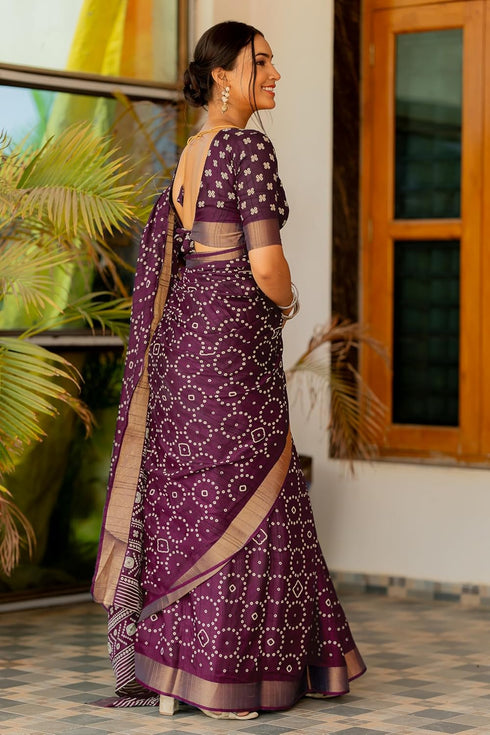 Vasthrlay Fashion Bandhani Printed Ethnic Wear