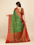 Vasthrlay Banarasi Mehendi Ethnic Wear