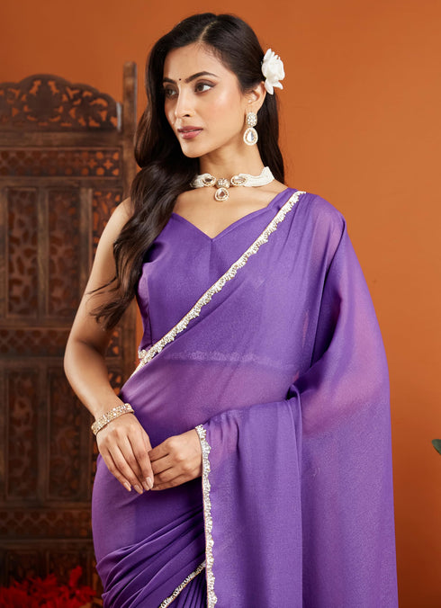 Vasthrlay Border Unstitched Saree